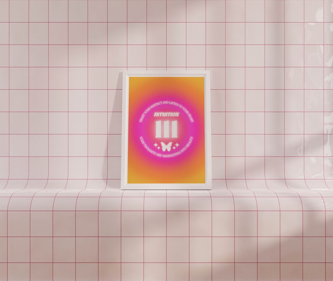 Angel Aura Poster, Preppy Y2K Room Decor - Image 2