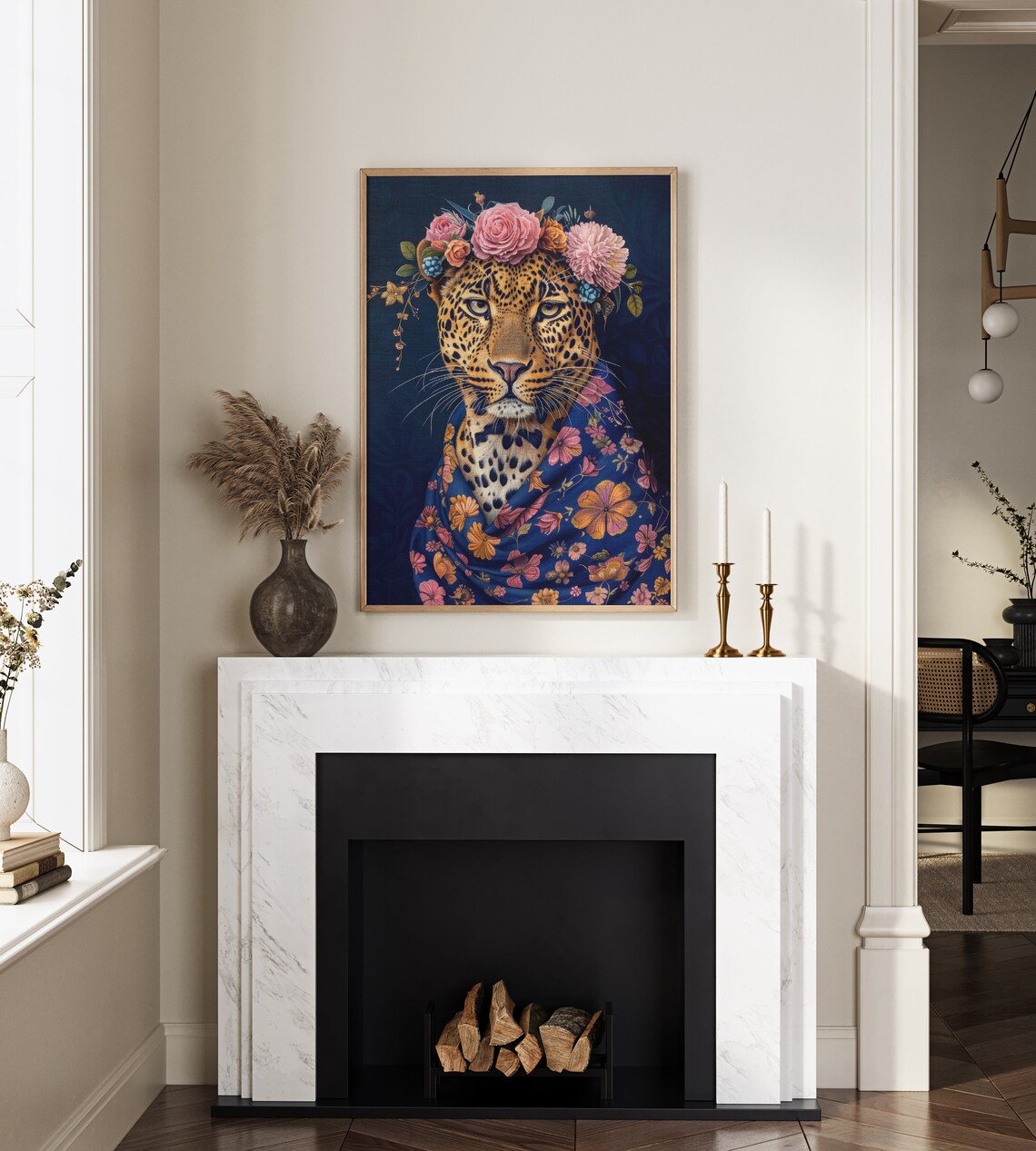 Leopard Trendy Animal Print, Maximalist Decor - Image 2