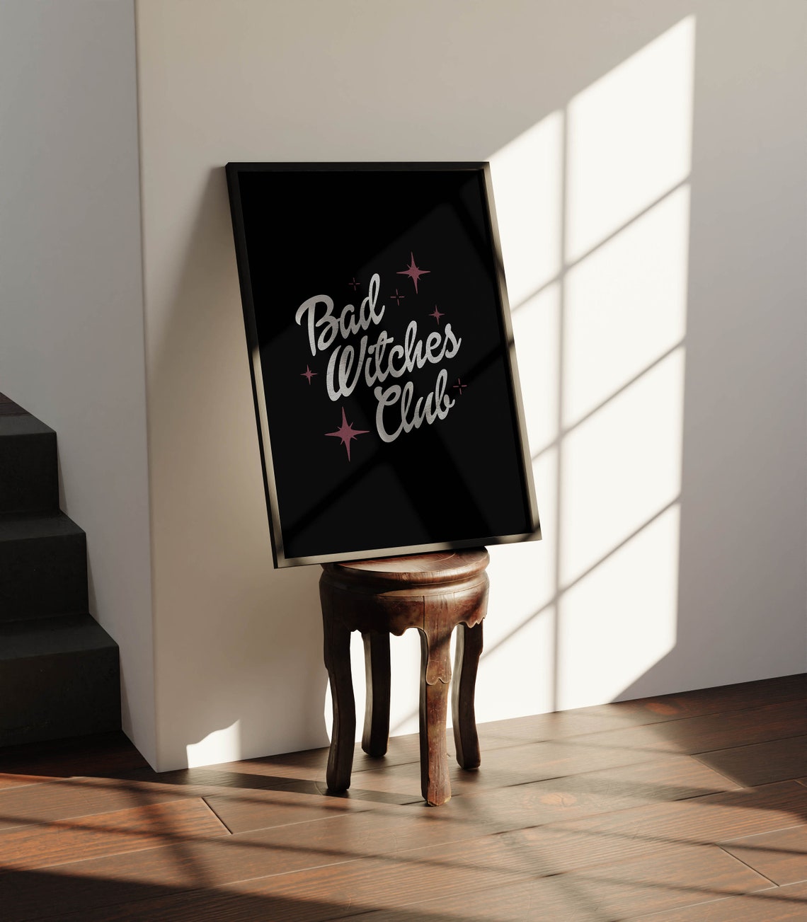 Funny Halloween Art Print Witchy Decor Retro Halloween Witchy Wall Art Witchy Aesthetic Dark Prints Printable Halloween Witch Wall Art - Image 2
