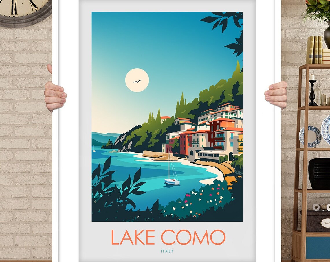 Lake Como Italy Poster Print - Image 3