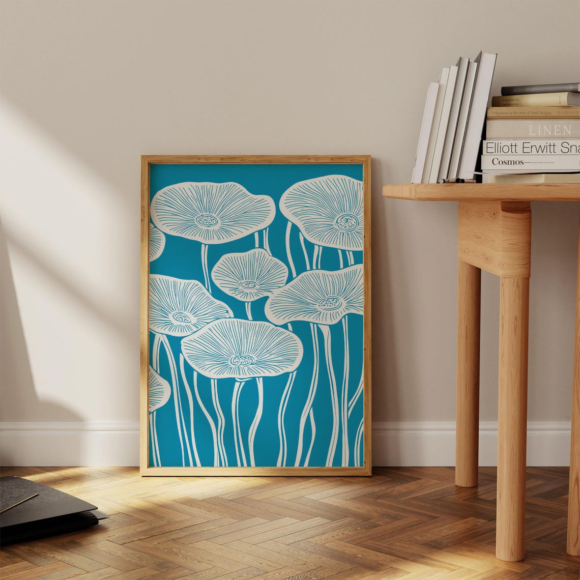 Abstract Flowers Botanical Print, Nursery Decor - Image 3