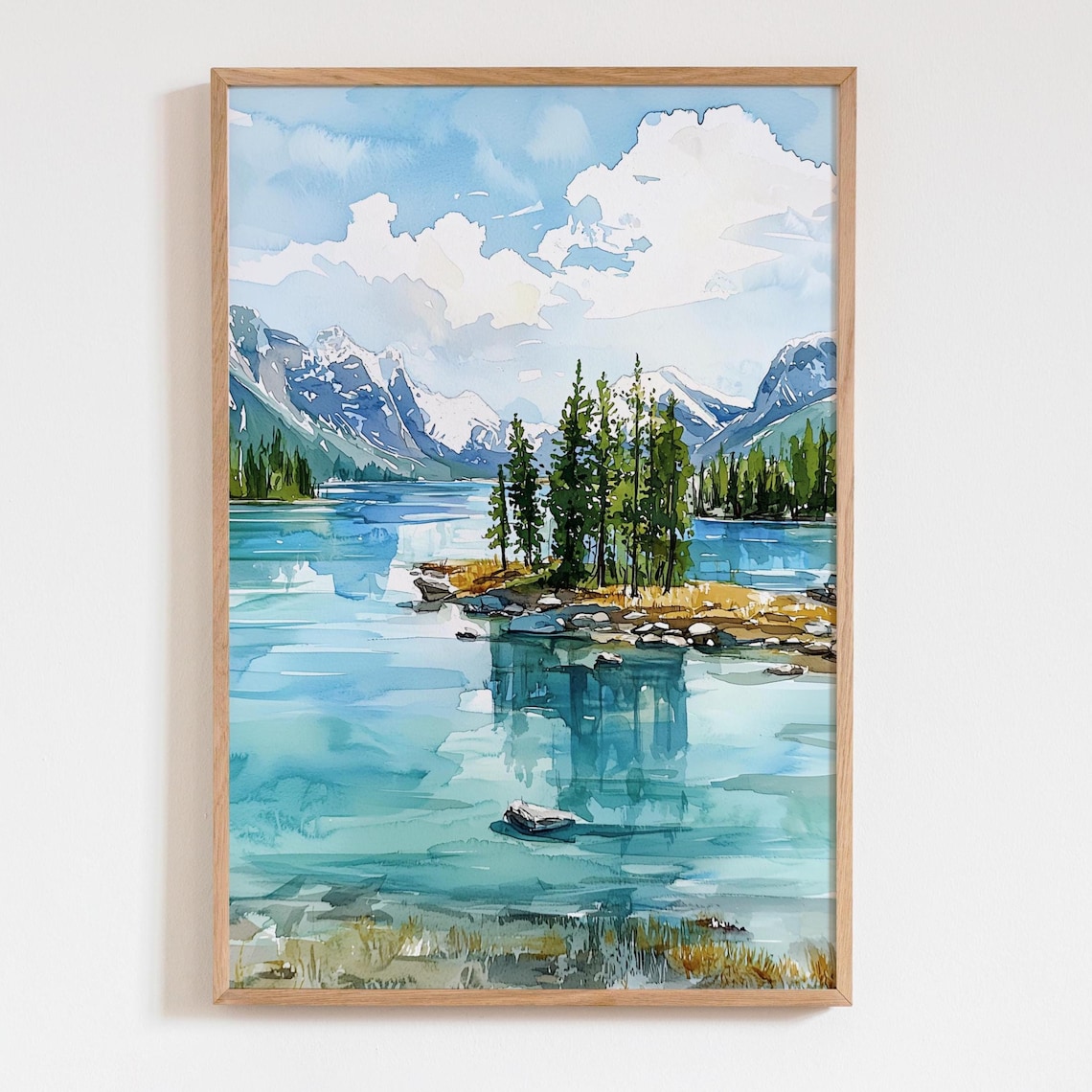 Jasper National Park Wedding Gift Poster Print