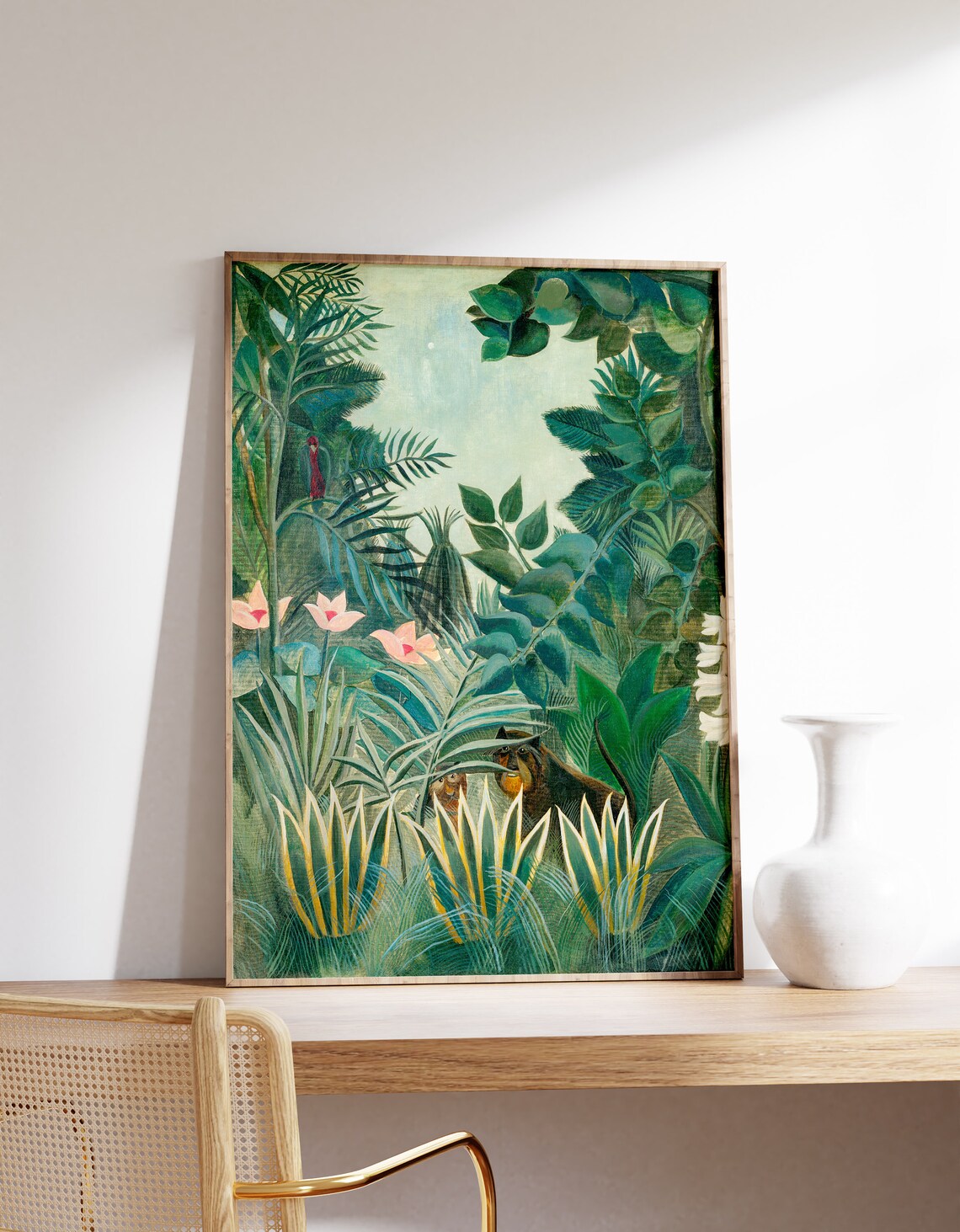Henri Rousseau Poster, The Equatorial Jungle Art Print
