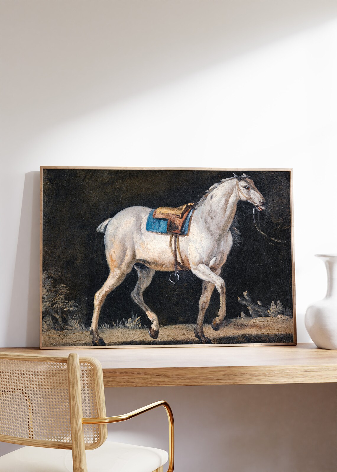 Horse Print by Jacques Laurent Agasse, Vintage Poster