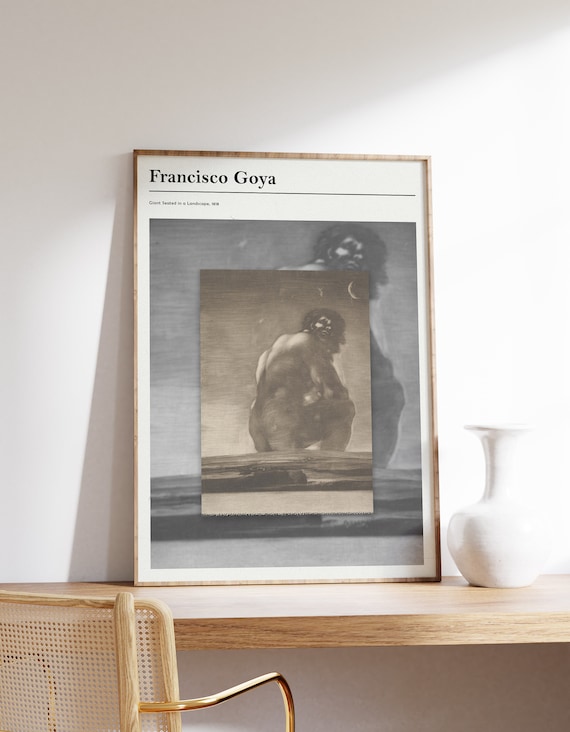 Francisco Goya Art Print Exhibition Poster Modern Wall Nouveau Eclectic