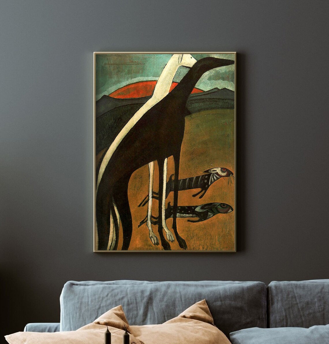 Greyhounds 1911 by Amadeo De Sousa Cardoso
