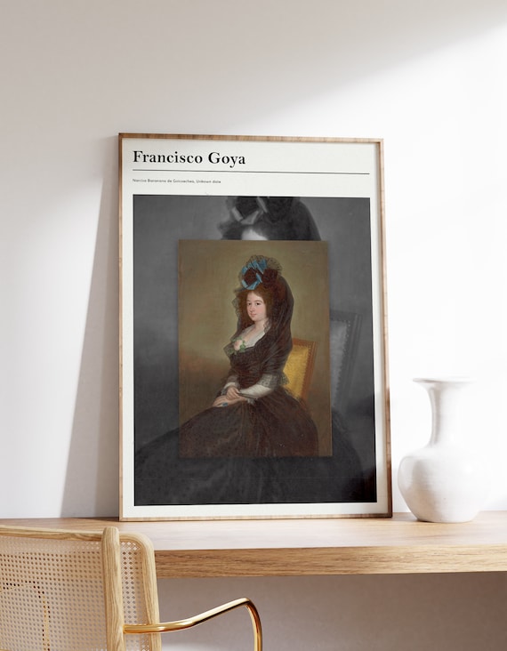 Francisco Goya Art Print Exhibition Poster Modern Wall Nouveau Eclectic