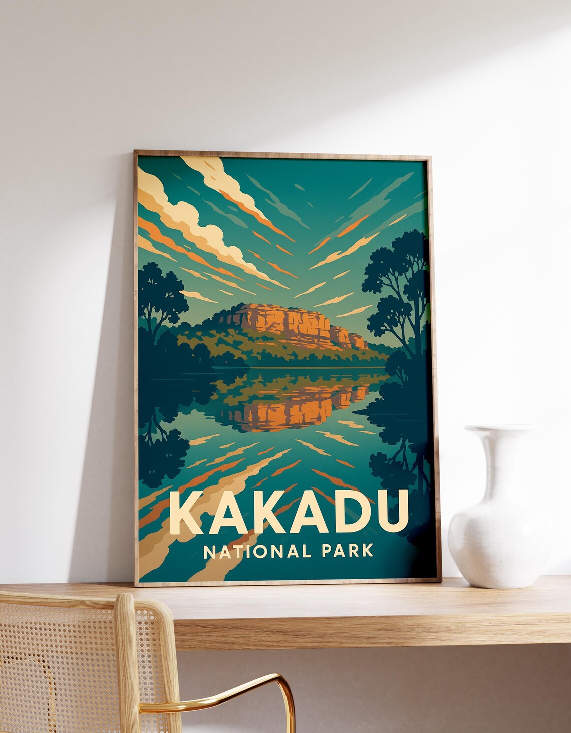 Kakadu National Park Poster, Australia Nature Reflection