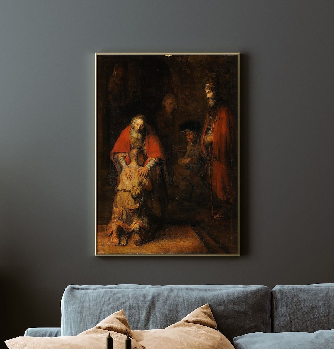 Return Of The Prodigal Son By Rembrandt Poster