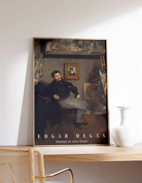Vintage Print Edgar Degas Exhibition Wall Art Poster Fine
