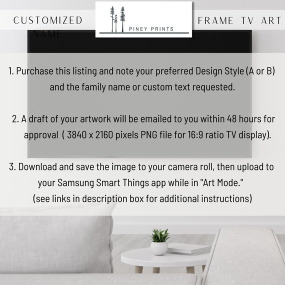 Customized Frame Tv Art Personalized Frame Tv Art Welcome Home Sign Nature Art Tv Airbnb Host Real Estate Showing