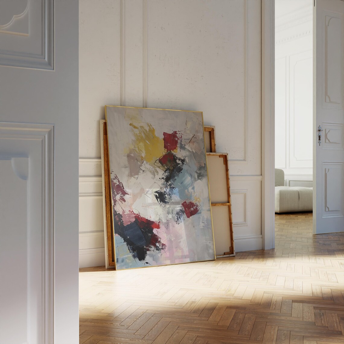 Minimalist Scandinavian Abstract Art Print - Image 4