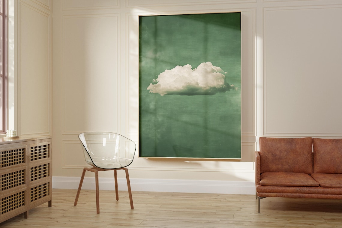 Clouds Minimalist Travel Poster - Image 2