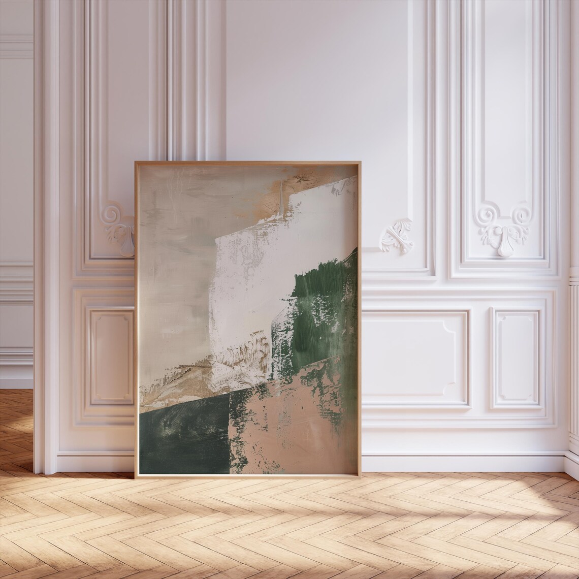 Scandinavian Abstract - Minimalist Travel Poster