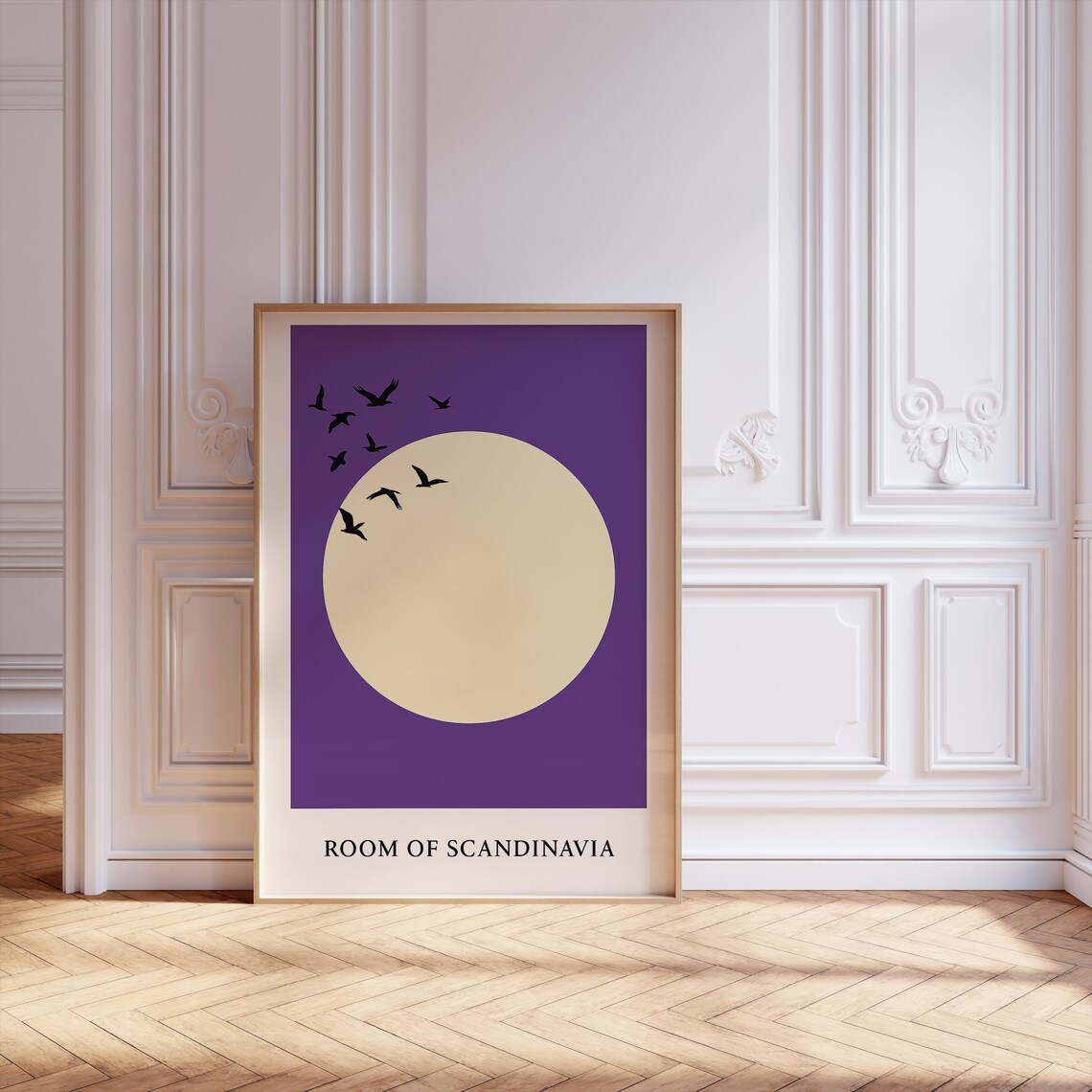 Scandinavian Japandi - Traditional Travel Poster