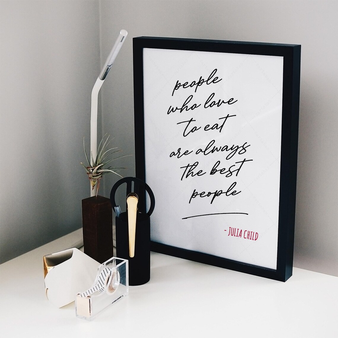 Julia Child People Who Love To Eat Are The Best People Quote Poster - Image 2