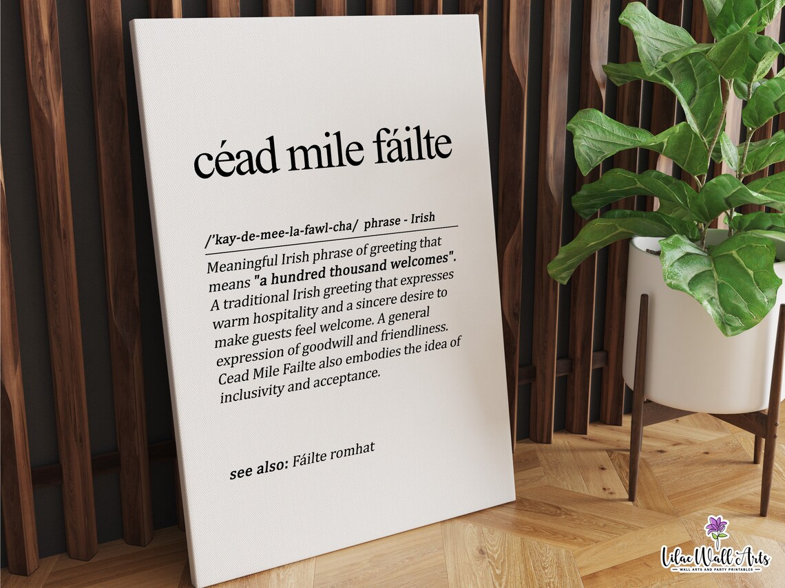 Cad Mle Filte Irish Definition Travel Poster - Image 6