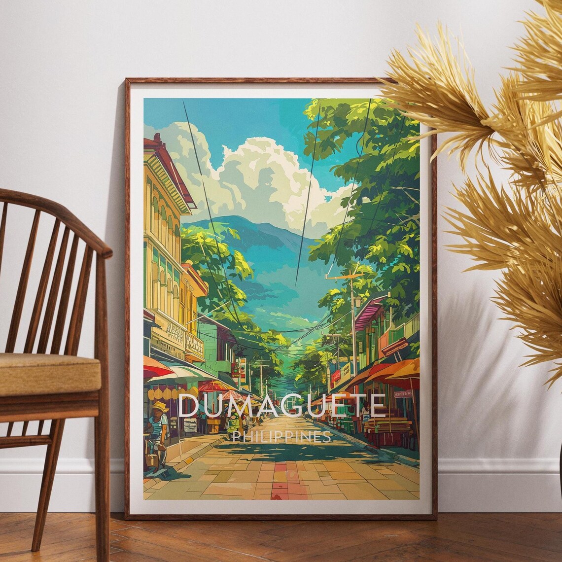 Dumaguete Travel Poster, Negros Islands