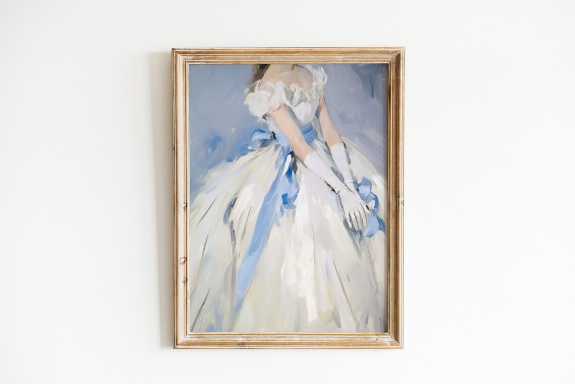 Princess Print, Vintage Aesthetic Art Print