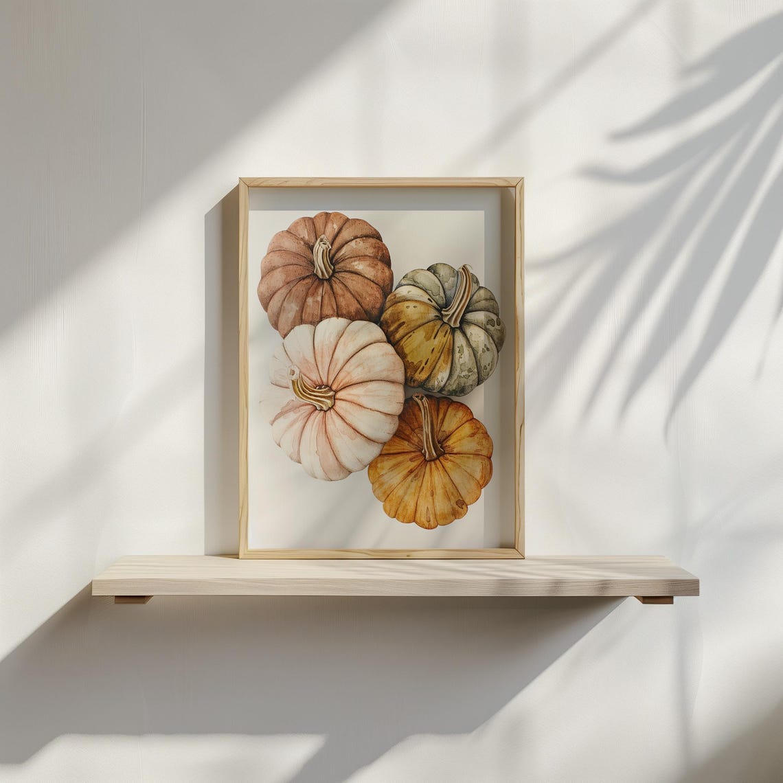 Rustic Fall Harvest Pumpkins Art Print - Image 3