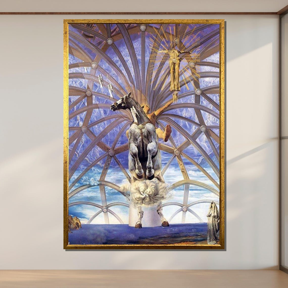 Salvador Dali Santiago El Grande Rearing Horse Surrealist Art Poster