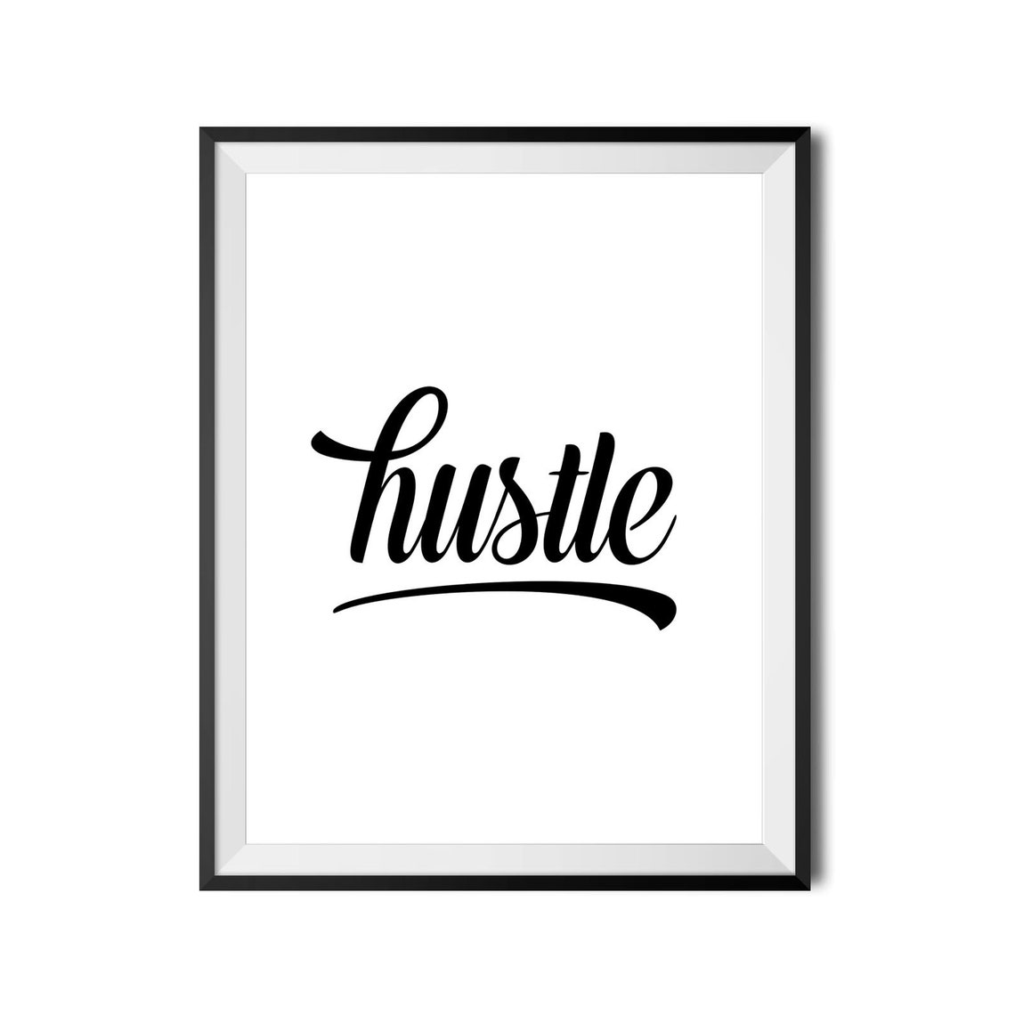 Hustle Script Motivational Office Poster for Entrepreneurs Daily - Image 4