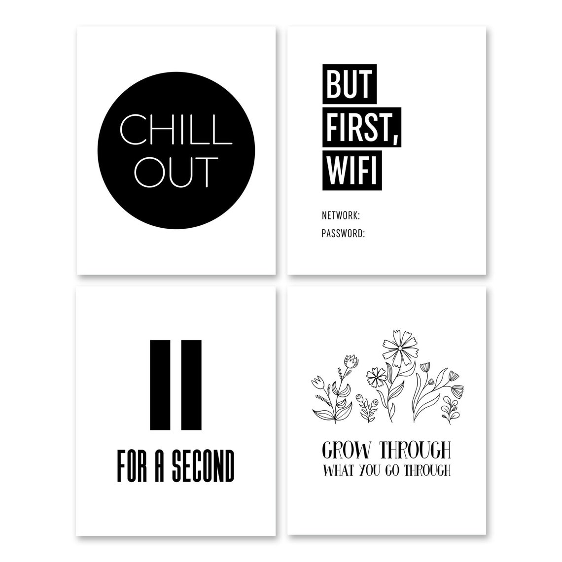 Bestsellers 16 Prints Bundle Inspirational Quotes Home Decor Poster - Image 4