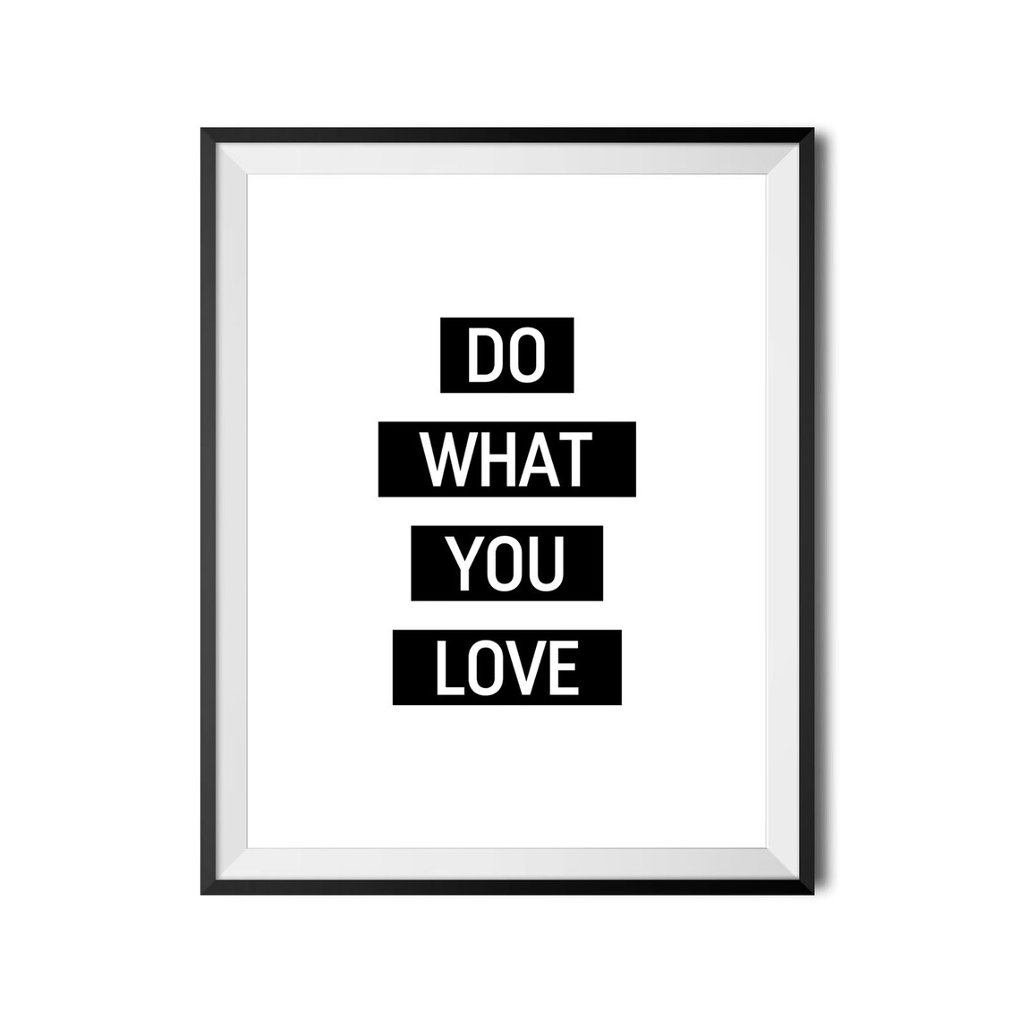 Do What You Love Bold Block Quote Poster for Office and Home Decor - Image 4