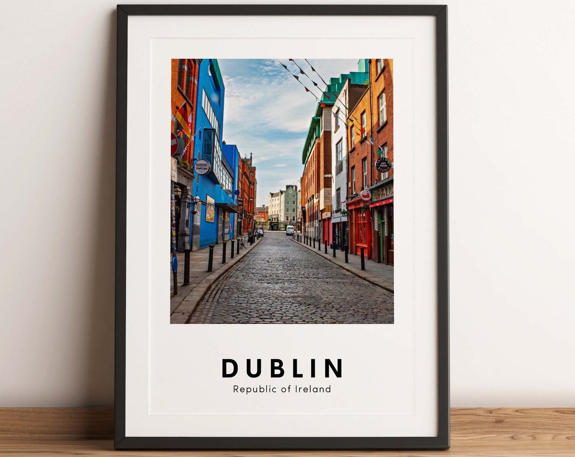 Dublin Travel Print Ireland Travel Print Dublin Ireland Uk Travel Print Dublin Poster Dublin Print Ireland Poster Ireland Wall Art