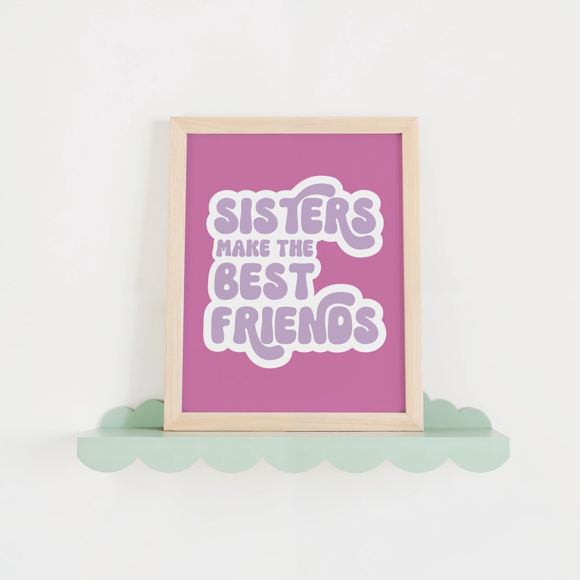 Girls Wall Art, Positive Affirmation Nursery Decor