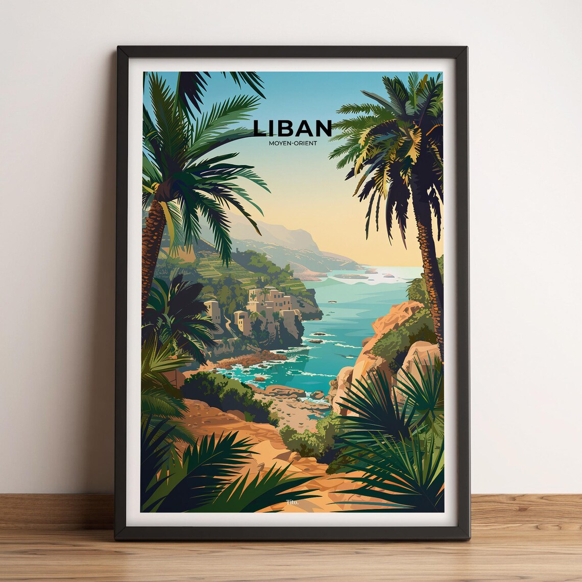 Lebanon Poster Lebanon Travel Poster Lebanon Art Print Lebanon Poster Lebanon In The Middle East Customizable Gift