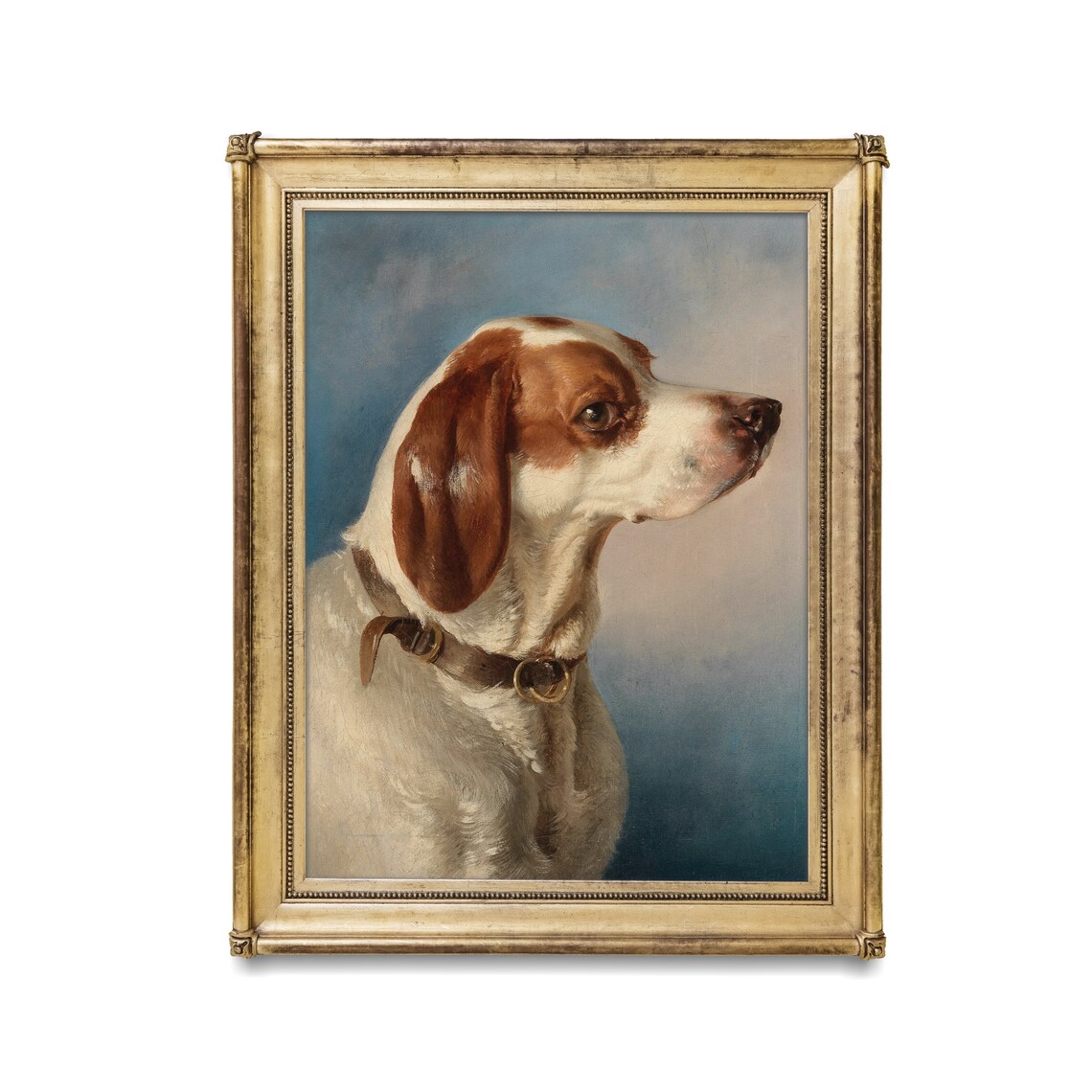Vintage Dog Portrait, Rustic Animal Print Art Print - Image 2