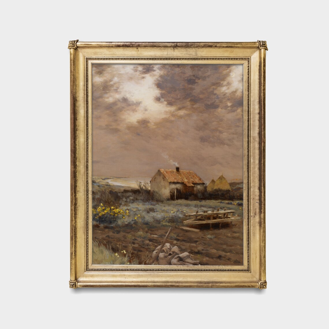 Victorian Summer Landscape Art Print, European Vintage - Image 2