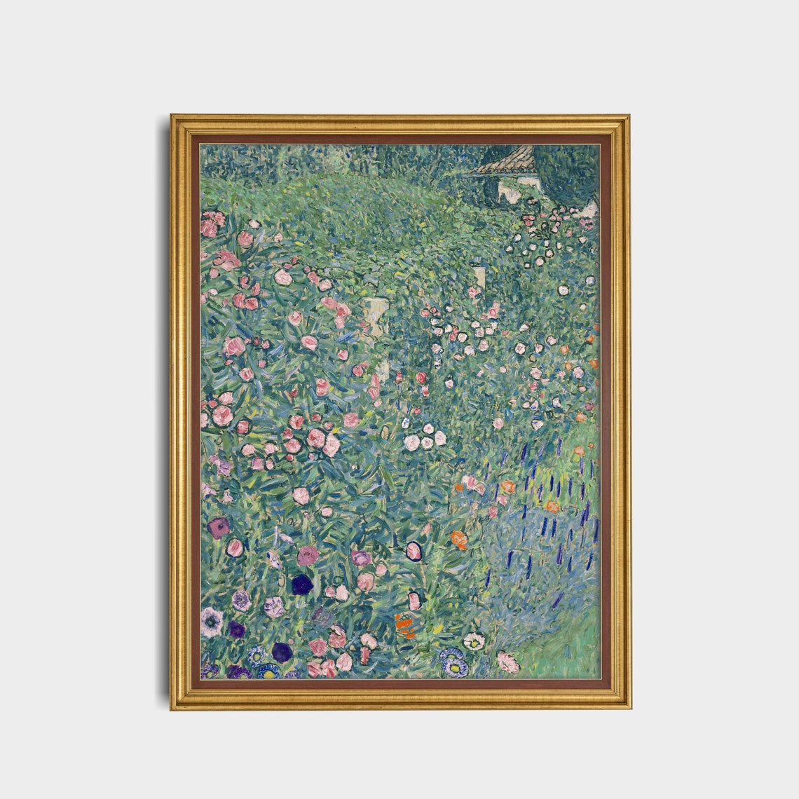 Italian Garden Landscape Classic Painting Antique Nature Art Country Oil Painting Vintage Landscape Print Farmhouse Art - Image 5
