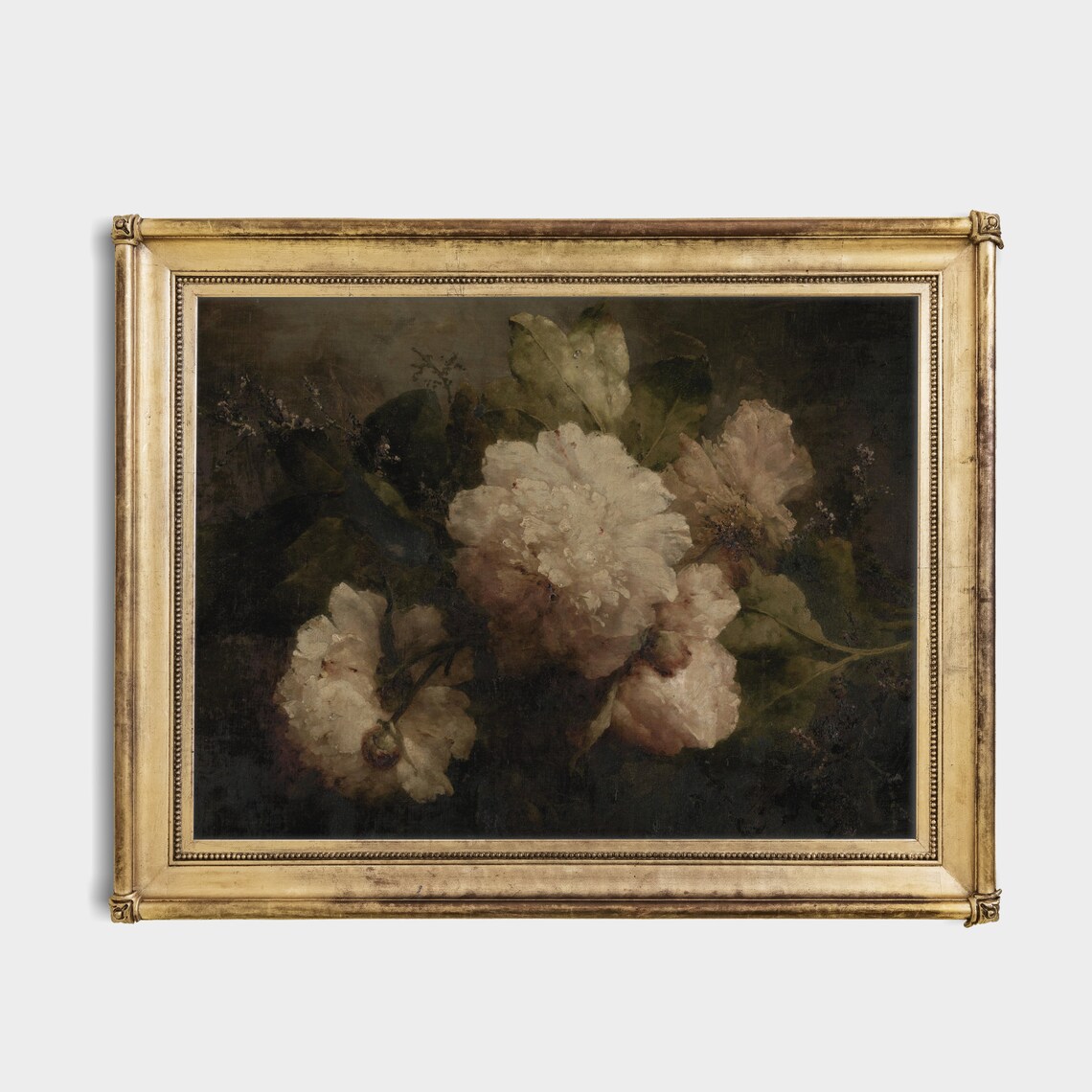 Moody Rustic Still Life Flower Print, Dark Academia - Image 3