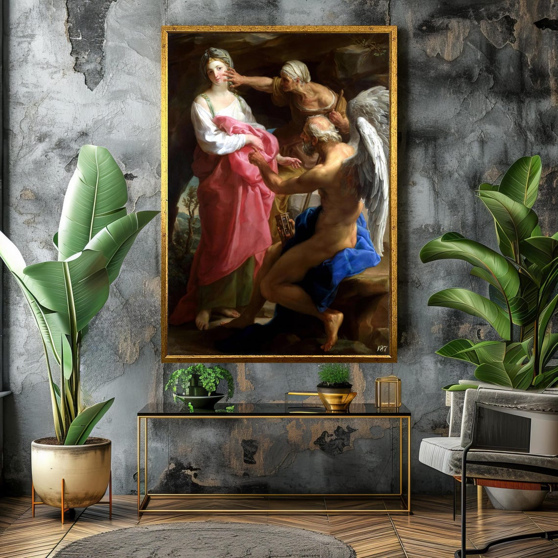 Pompeo Batoni Time Orders Old Age Allegory Baroque Art Poster - Image 4