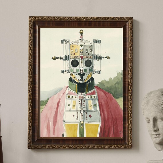 Anonymous Knight No2 Unique Canvas Art Print