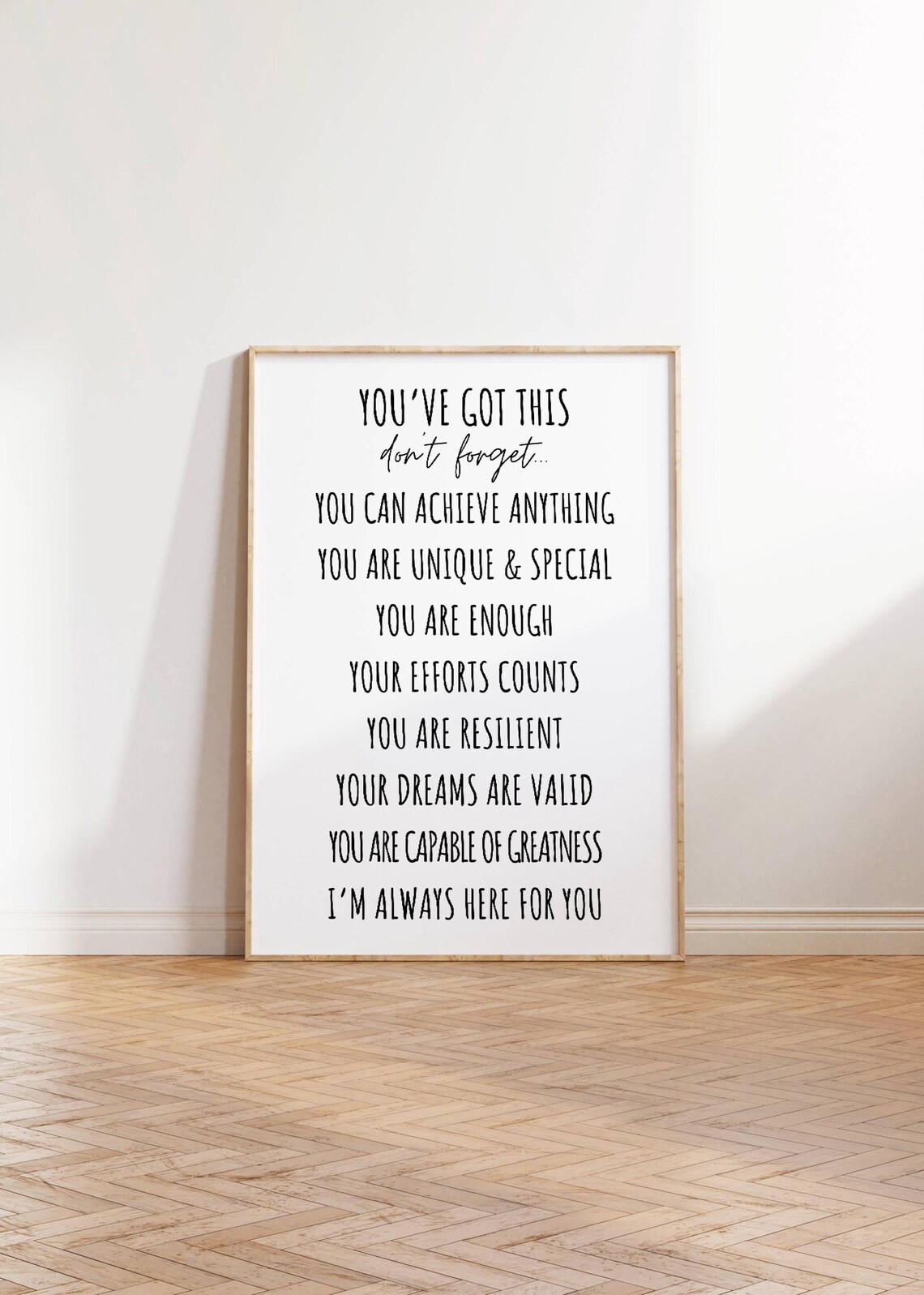 Youve Got This Affirmation List Kids Classroom Encouragement Poster - Image 3