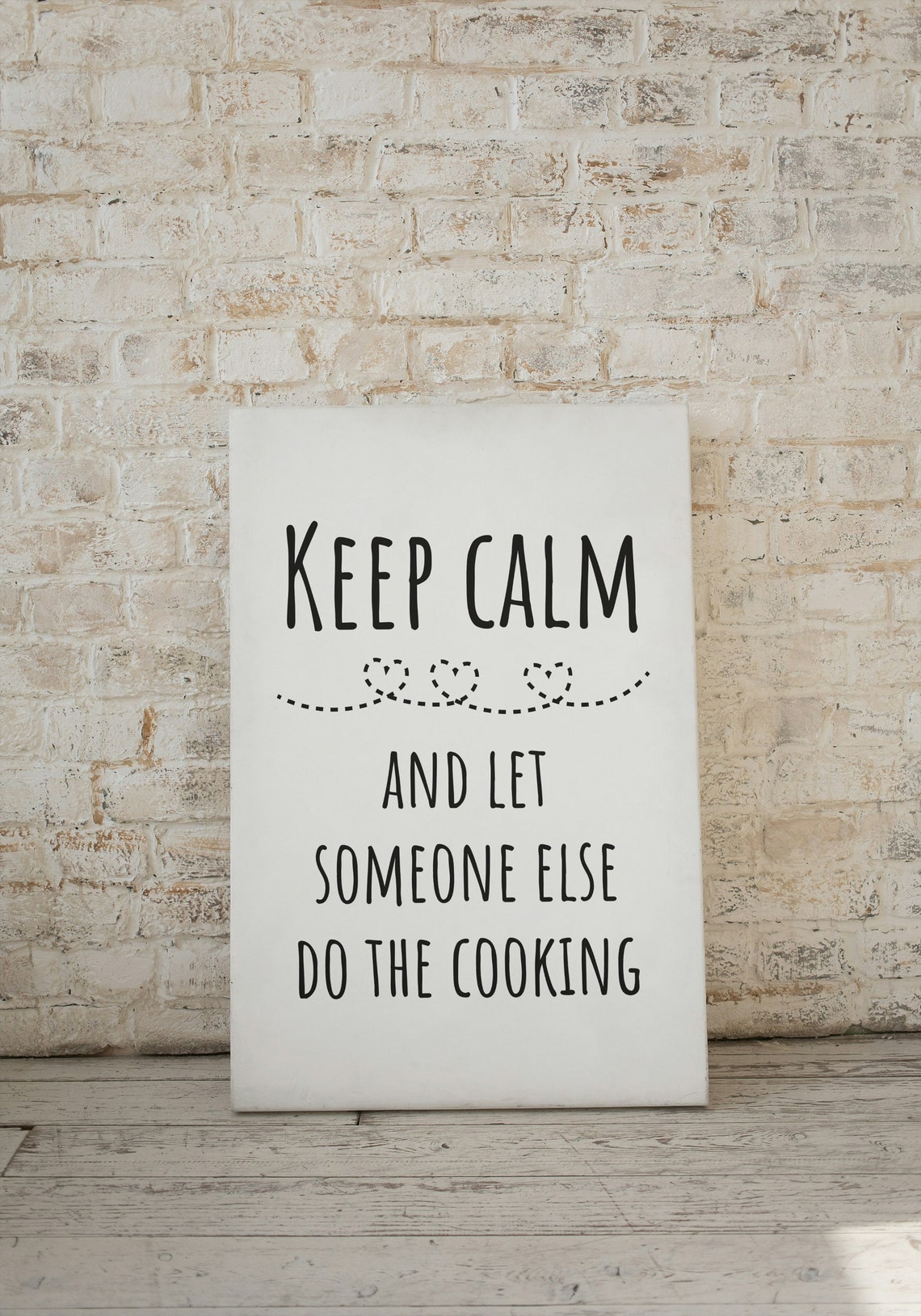 Keep Calm and Let Someone Else Do the Cooking Funny Kitchen Poster - Image 3