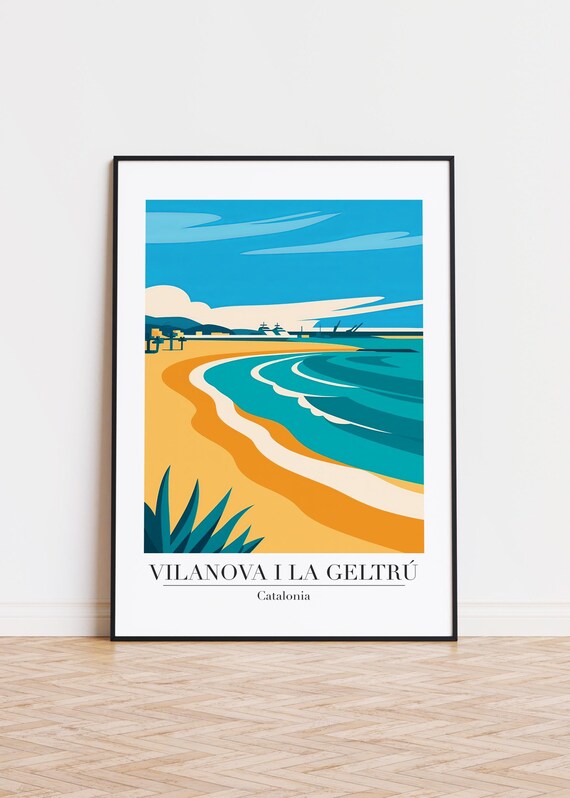 Vilanova I La Geltr Travel Poster