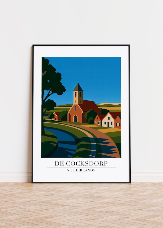 De Cocksdorp Netherlands Travel Poster