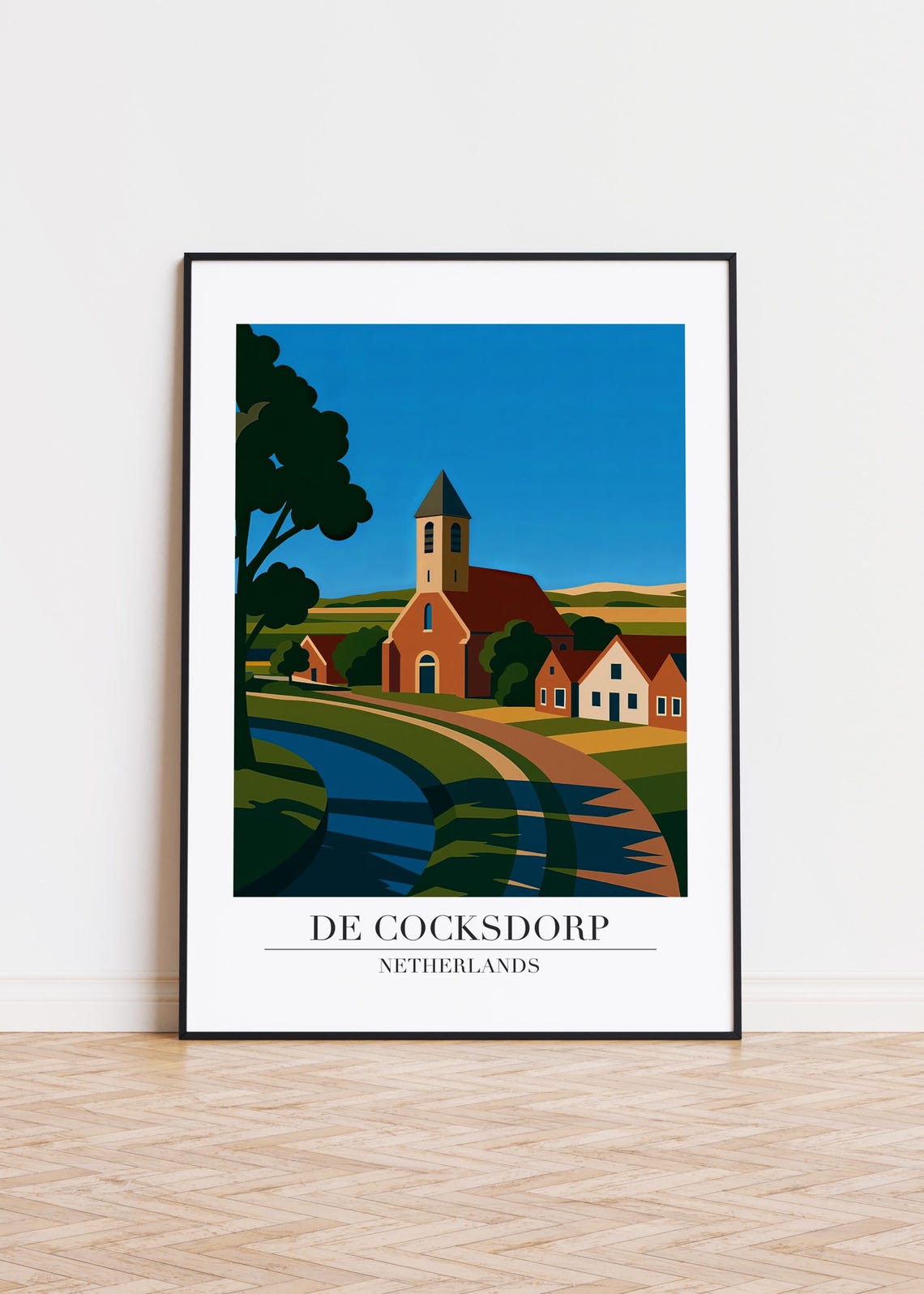 De Cocksdorp Netherlands Travel Poster