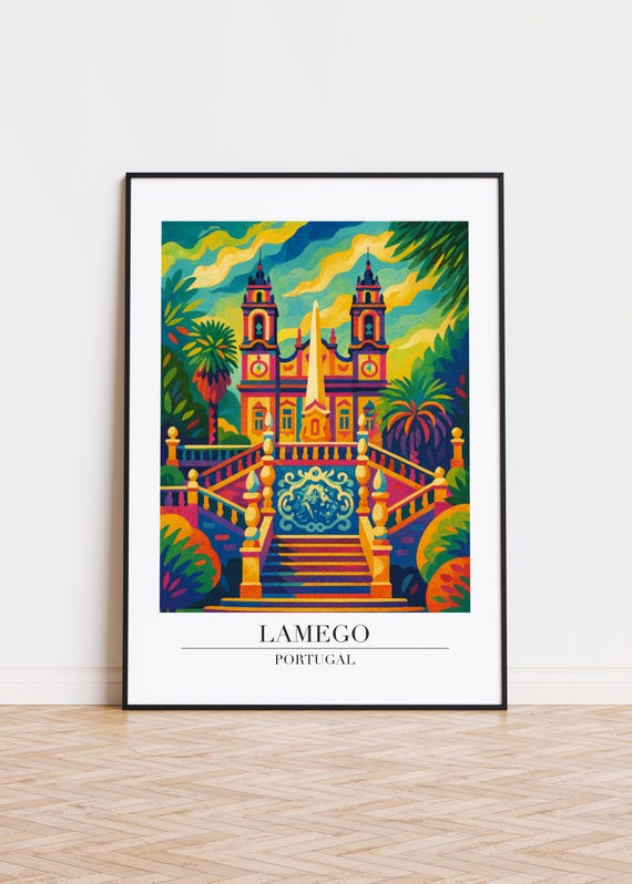 Lamego Spain Poster Cityscape Art Print