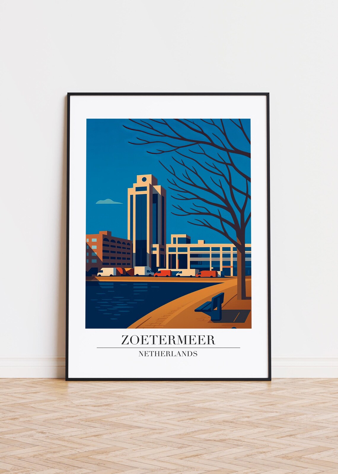 Zoetermeer City Poster, Modern Netherlands