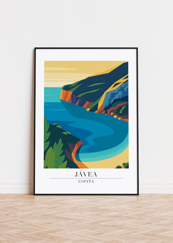 Jvea Spain Modern Travel Poster