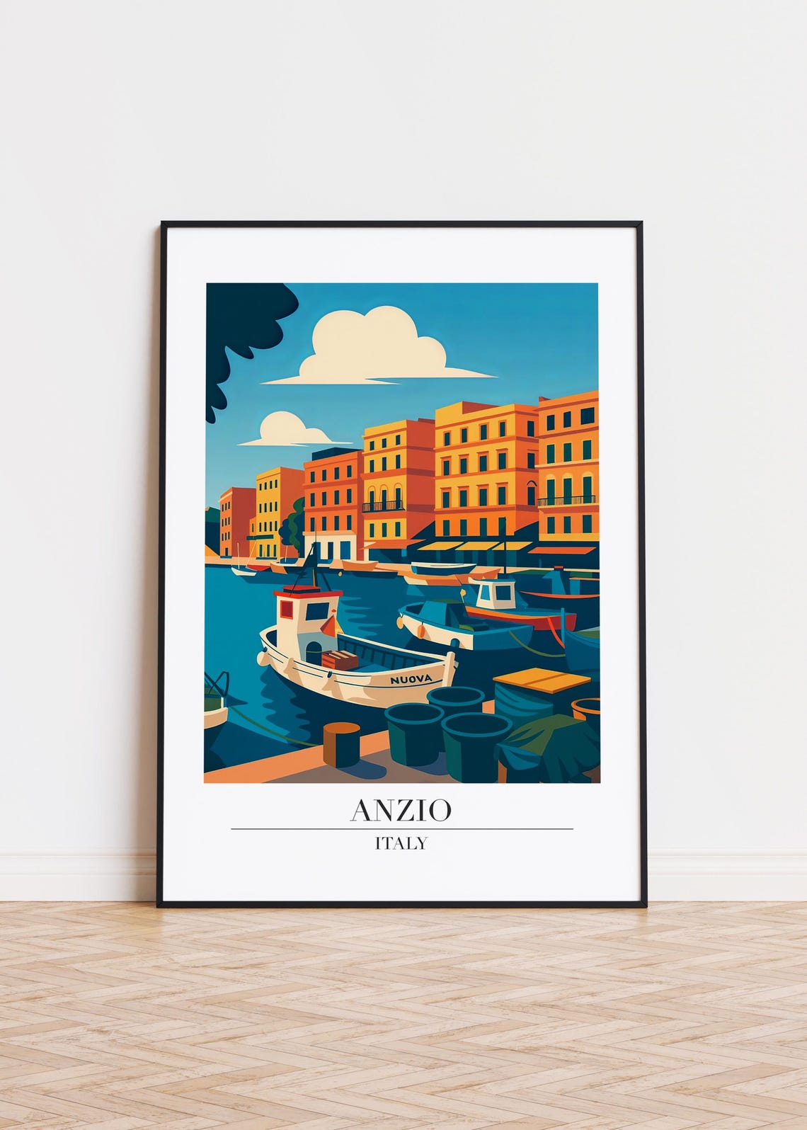 Anzio Italy Travel Poster