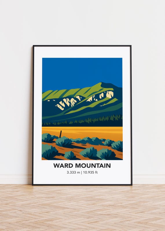 Ward Mountain Poster Print