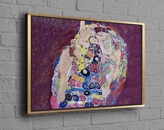 The Virgin Art Klimt Wall Famous Canvas Reproduction Vintage