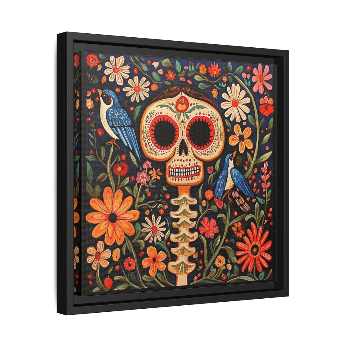 Mexican Folk Art Tree Bird And Botanical Image - Image 2