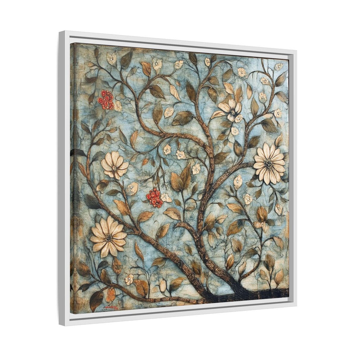 William Morris Inspired Floral Art Print, Botanical - Image 4